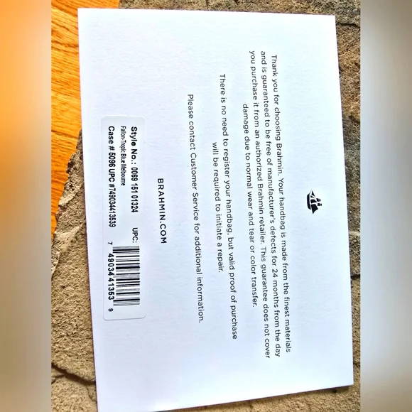 Brahmin Fallon Tropic Blue Melbourne NWT - Picture 5 of 5